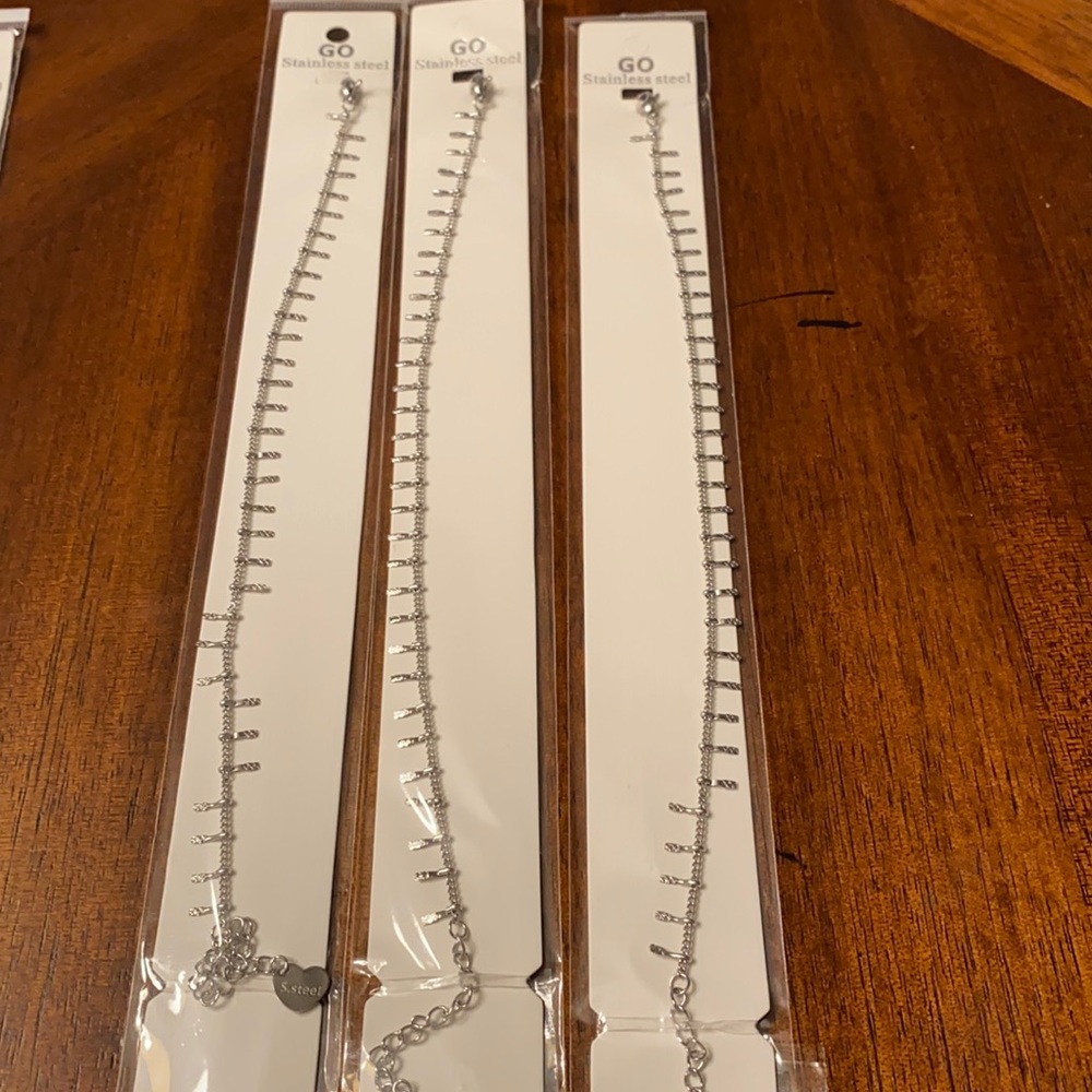 Lobster clasp Stainless steel anklet